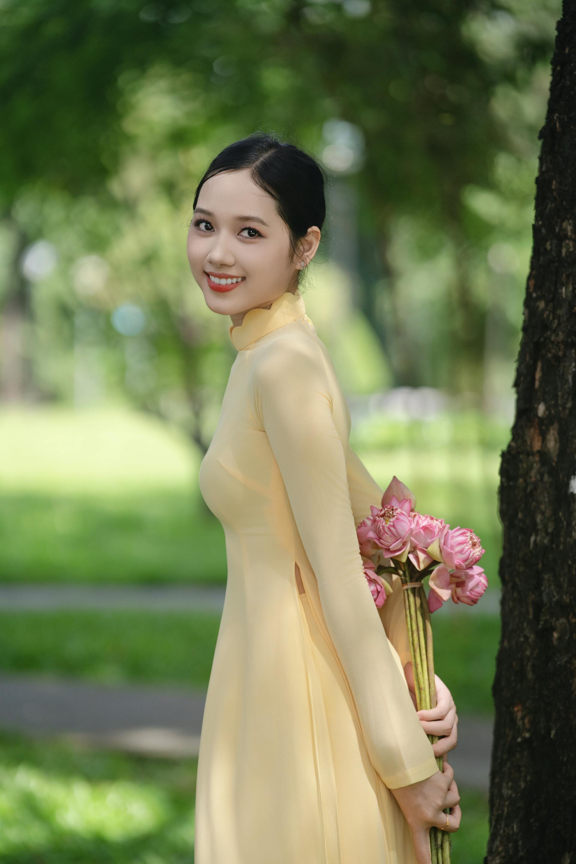 Áo dài, tết, xuân, trang phục truyền thống, thiếu nữ, con gái, girl, Việt Nam - Tuấn Kiệt Jr 34