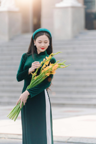 Áo dài, tết, xuân, trang phục truyền thống, thiếu nữ, con gái, girl, Việt Nam - Tuấn Kiệt Jr 3