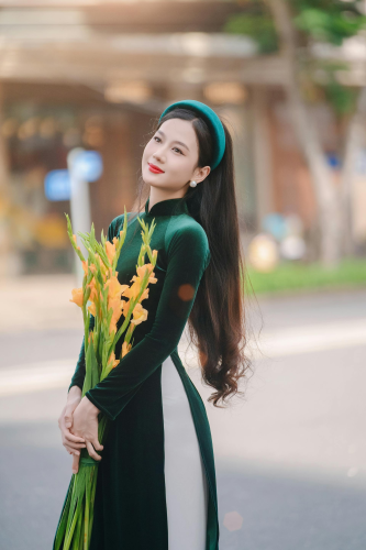 Áo dài, tết, xuân, trang phục truyền thống, thiếu nữ, con gái, girl, Việt Nam - Tuấn Kiệt Jr 4
