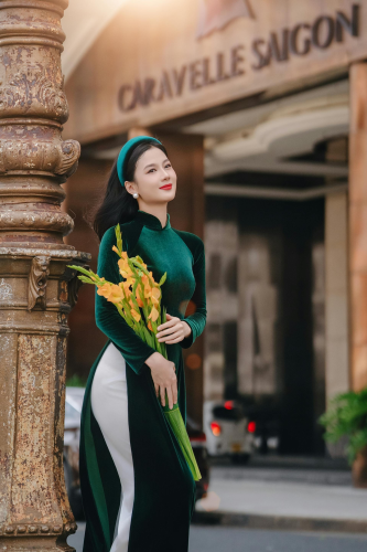 Áo dài, tết, xuân, trang phục truyền thống, thiếu nữ, con gái, girl, Việt Nam - Tuấn Kiệt Jr