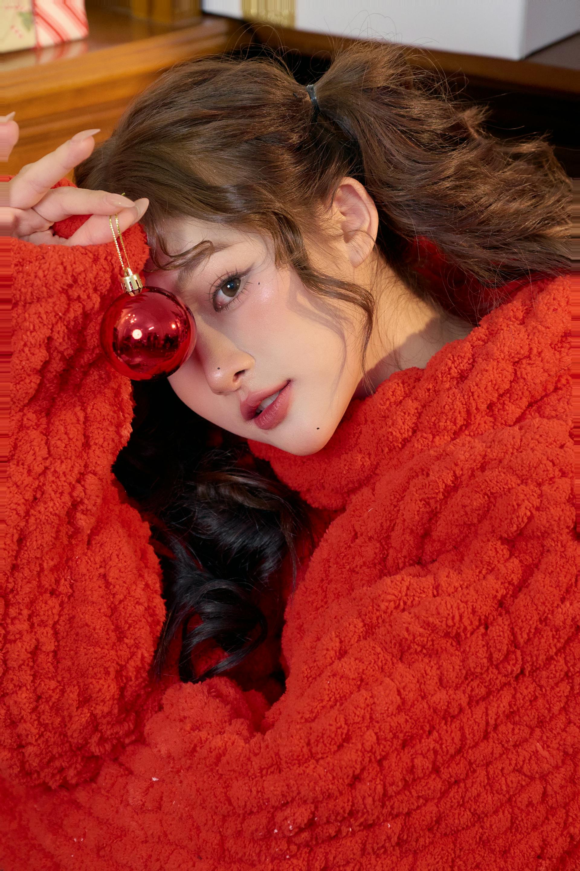 Giáng sinh, con gái, girl, studio, người mẫu, xmas, noel, christmas, merry christmas - Thư Tiêu 8