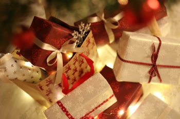 Hộp quà, quà giáng sinh, trang trí, nơ, gift box, Christmas gift, decor, bow - Tofros.com