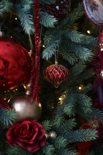 Giáng sinh, quả châu, trái châu, cây thông, hộp quà, gift, pine, xmas, christmas, noel, background, decor- Valeria Boltneva 1