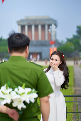 Áo dài, con gái, girl, thiếu nữa, công an, police, cặp đôi, couple, tình yêu, love, lover - Toàn Văn 10