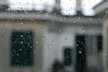Nhà, mưa, hạt mưa, giọt nước, rain, raindrops, water drops - Polverini Lian