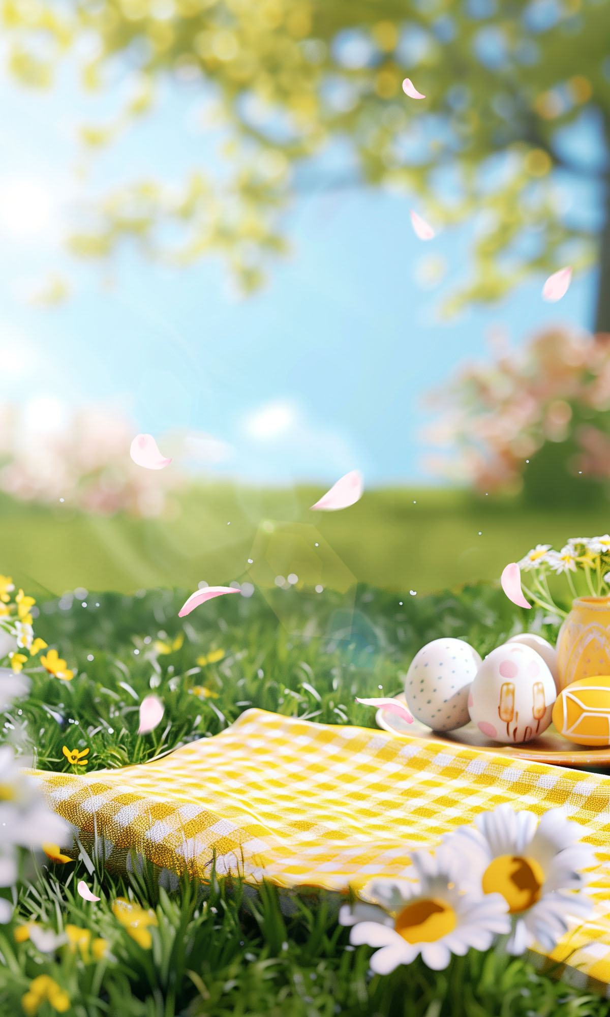 Thảm dã ngoại, dã ngoại, picnic, quảng cáo, advertise, hình nền, background - huaban 2