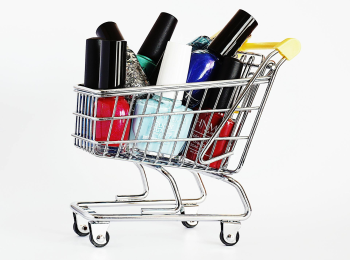 Giỏ hàng, xe đẩy, mỹ phẩm, shopping cart, cart, cosmetics- Suzy Hazelwood 1