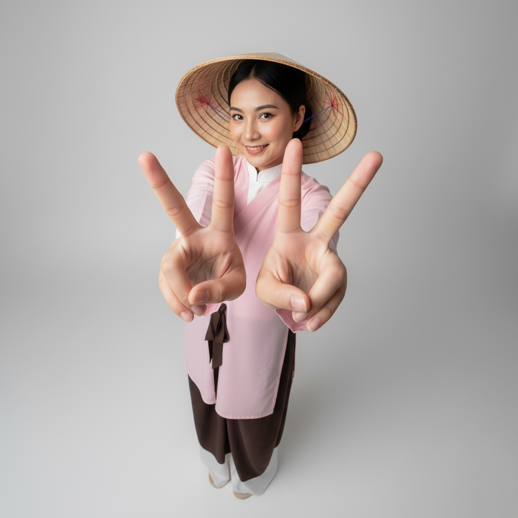 Cô gái, quảng cáo, phụ nữ, áo dài, nón lá, girl, advertising, woman, Ao Dai, conical hat