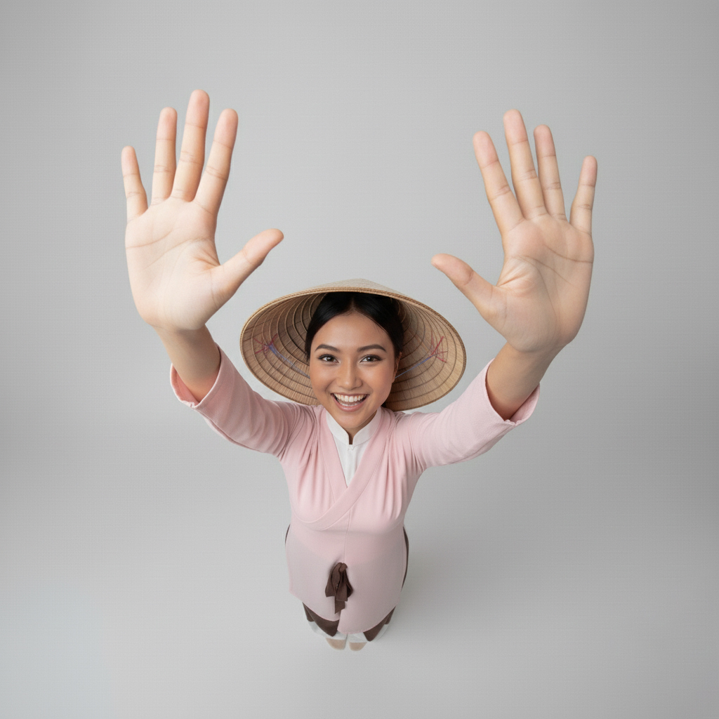 Cô gái, quảng cáo, phụ nữ, áo dài, nón lá, girl, advertising, woman, Ao Dai, conical hat 4