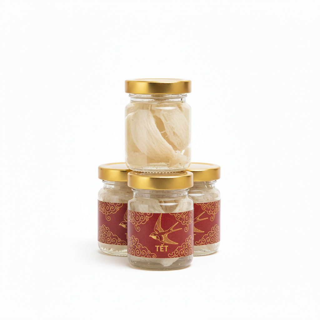 Yến, nước yến, hủ yến, túi, hộp, Tết, Bird's nest, bird's nest drink, jar of bird's nest, bag, box, Tet 5