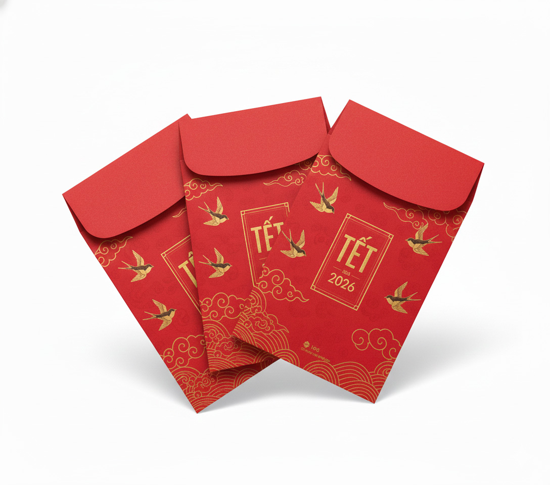 Bao lì xì, túi lì xì, Tết,  red envelopes, Tet
