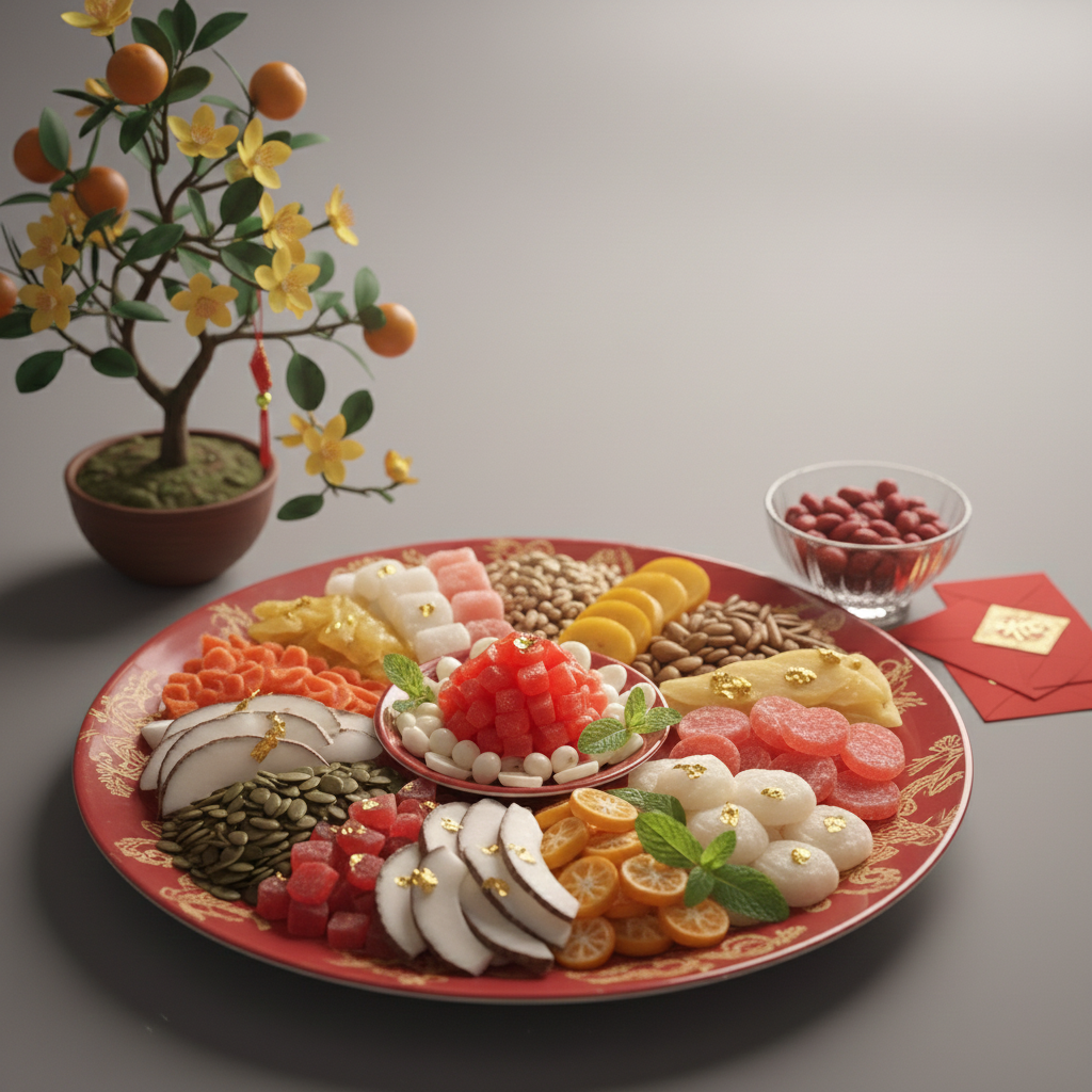 Bánh kẹo, bánh ngọt, candy, mứt tết, mứt, cake, Tết holiday, ẩm thực, food 5