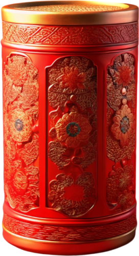 Hộp trà, tea box, red box, tea, cup 1
