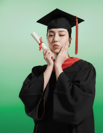 Cô gái, tốt nghiệp, cờ, đàn bà, vui vẻ, cử nhân, trang phục cử nhân, girl, flag graduation, happy, graduate, graduation attire 2