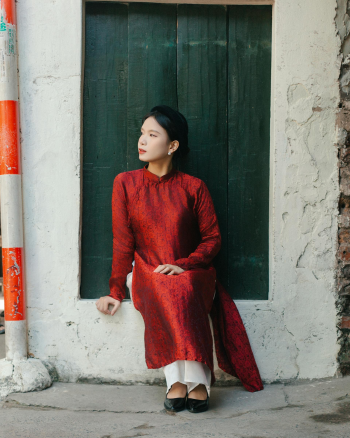 Cô gái, nữ, áo dài, tết, girl, women, ao dai, Tet- Dang Hong 18