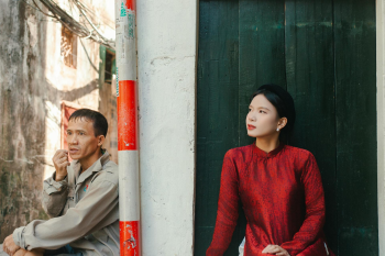 Cô gái, nữ, áo dài, tết, girl, women, ao dai, Tet- Dang Hong 11