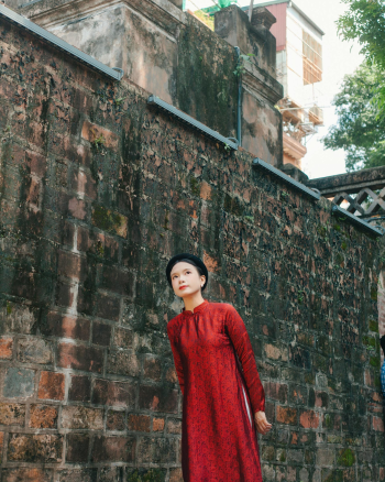 Cô gái, nữ, áo dài, tết, girl, women, ao dai, Tet- Dang Hong