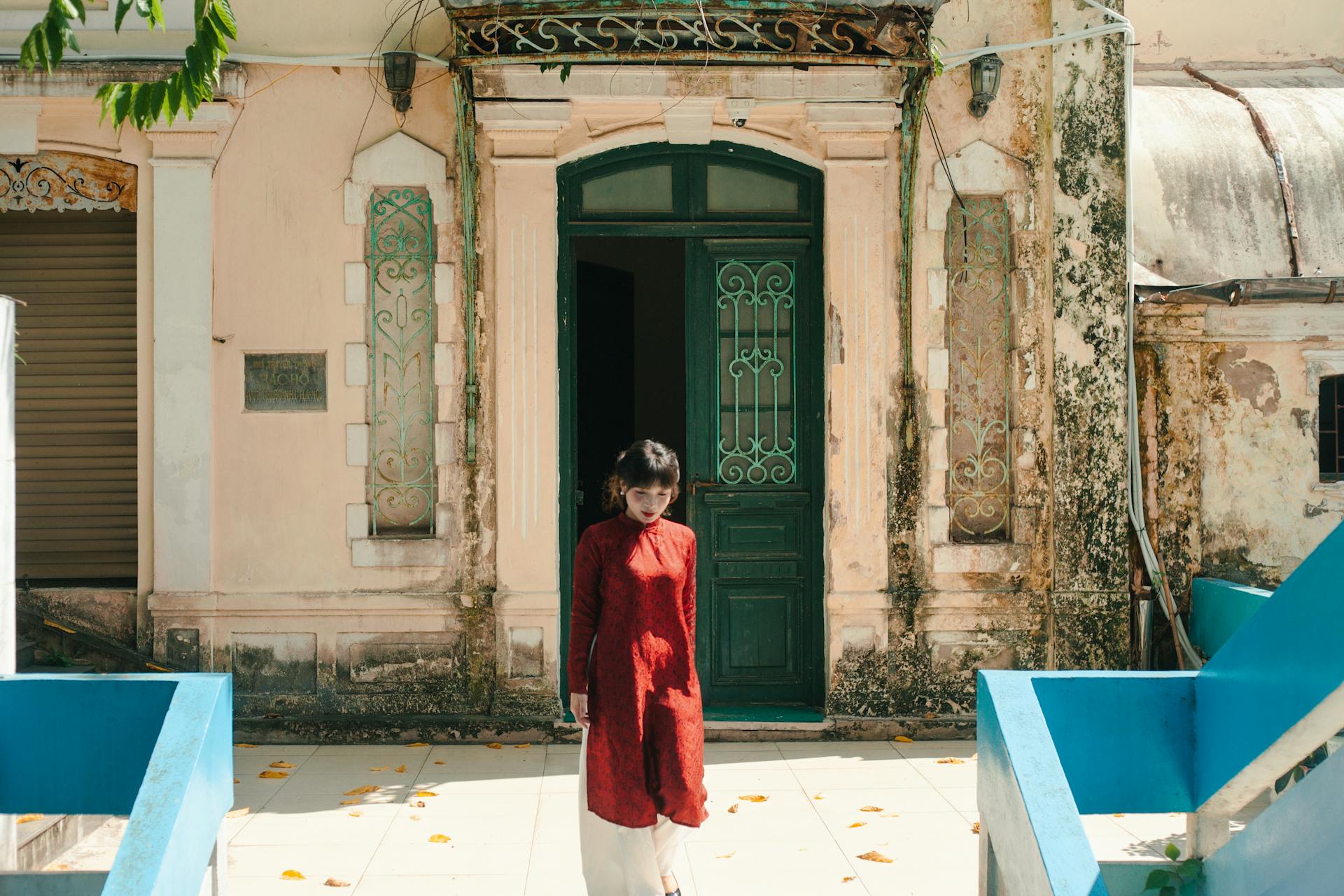 Cô gái, nữ, áo dài, tết, girl, women, ao dai, Tet- Dang Hong