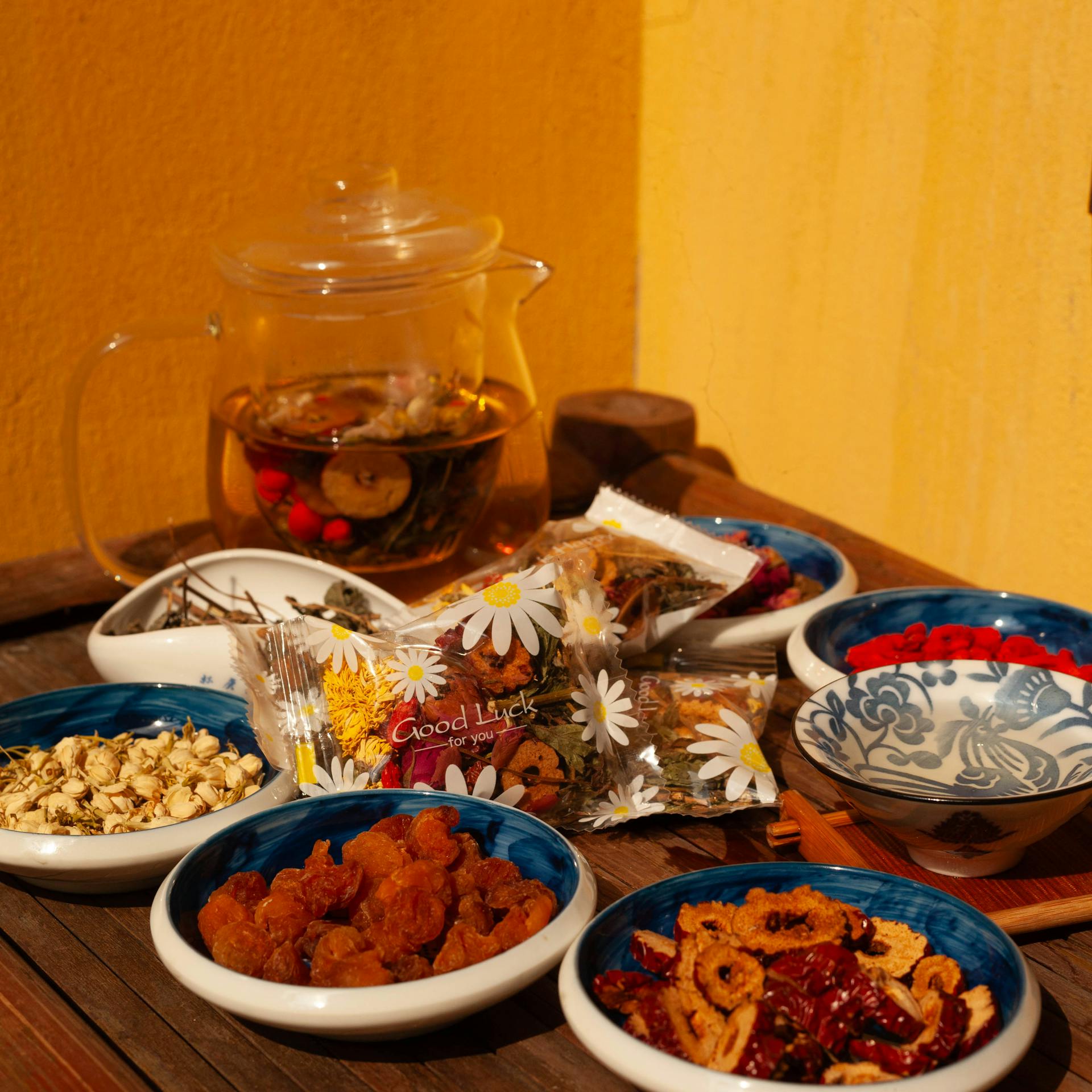Trà, hoa khô, quả khô, sức khỏe, tea, dried flowers, dried fruits, health- Dang Hong 6