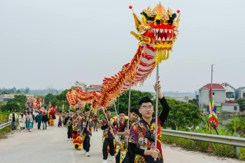 Múa rồng, rước rồng, lễ hội, festival, Tết, Tết holiday, văn hóa - HONG SON