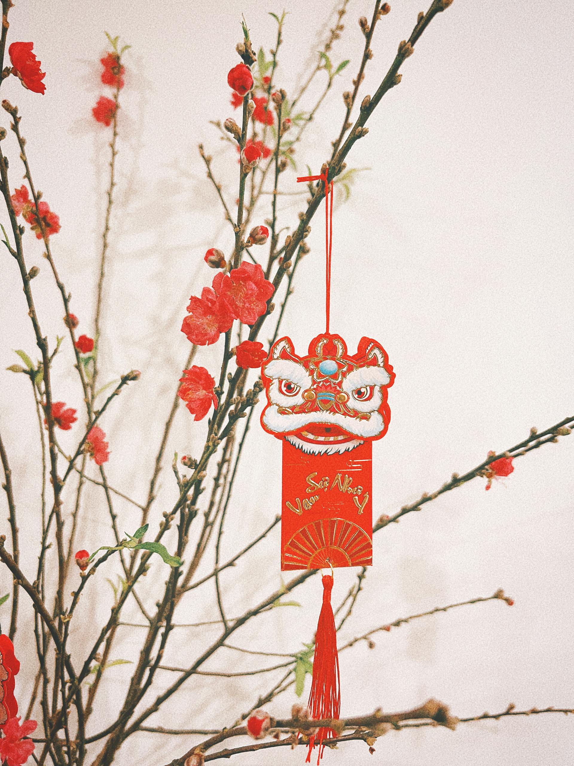 Lộc treo chúc Tết, thư pháp, bao lì xì, lucky money, Tết, xuân, Việt Nam, srping - Duy Nguyen