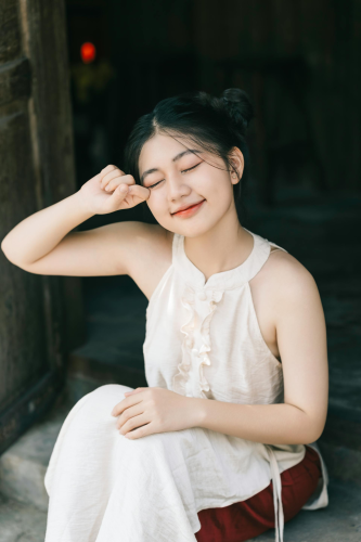 Nữ, cô gái, áo dài, Tết, girl, women, ao dai- nguyen kha 10