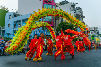 Múa rồng, rước rồng, lễ hội, festival, Tết, Tết holiday, văn hóa - HONG SON 2