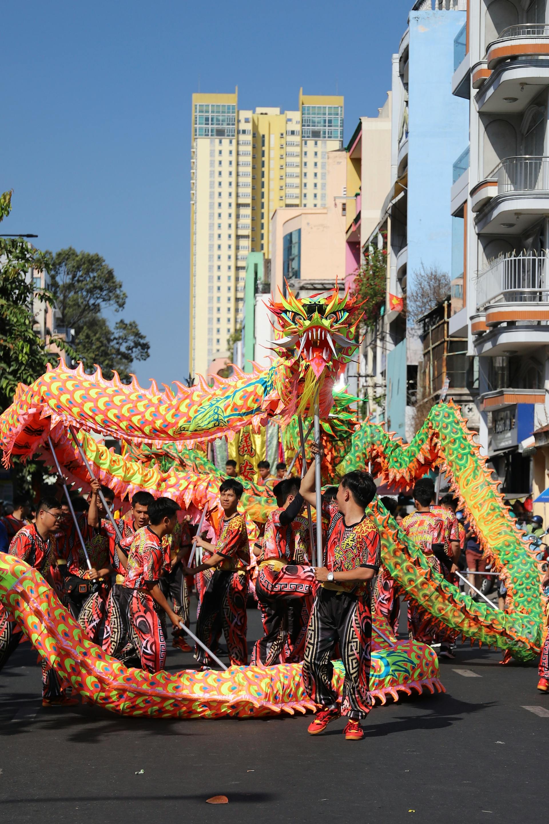 Múa rồng, rước rồng, lễ hội, festival, Tết, Tết holiday, văn hóa - HONG SON 7