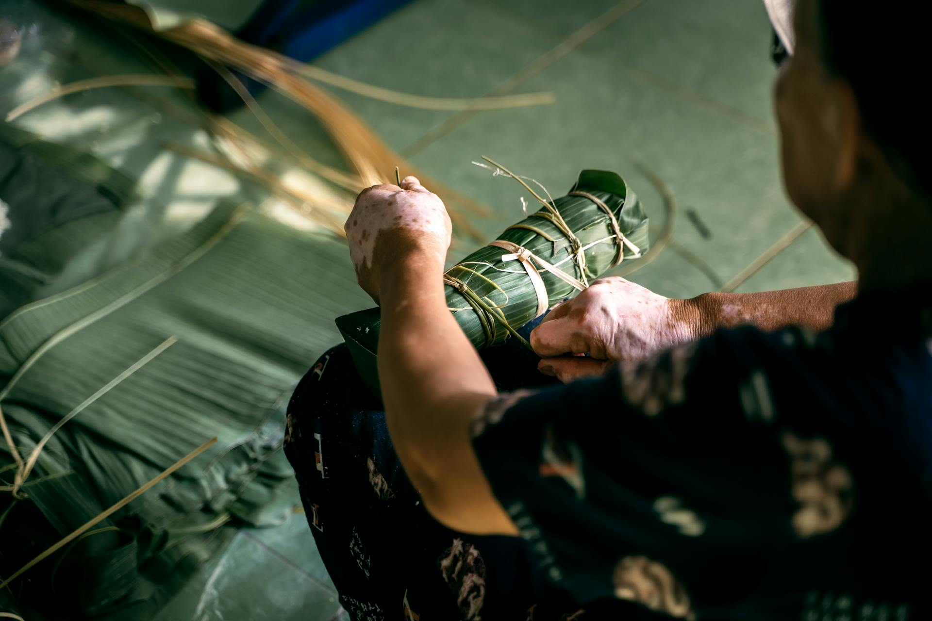 Bánh tét, làm bánh, Tết, Tết Nguyên Đán, Tet, Lunar New Year- Vietnam Tri Duong Photographer 1