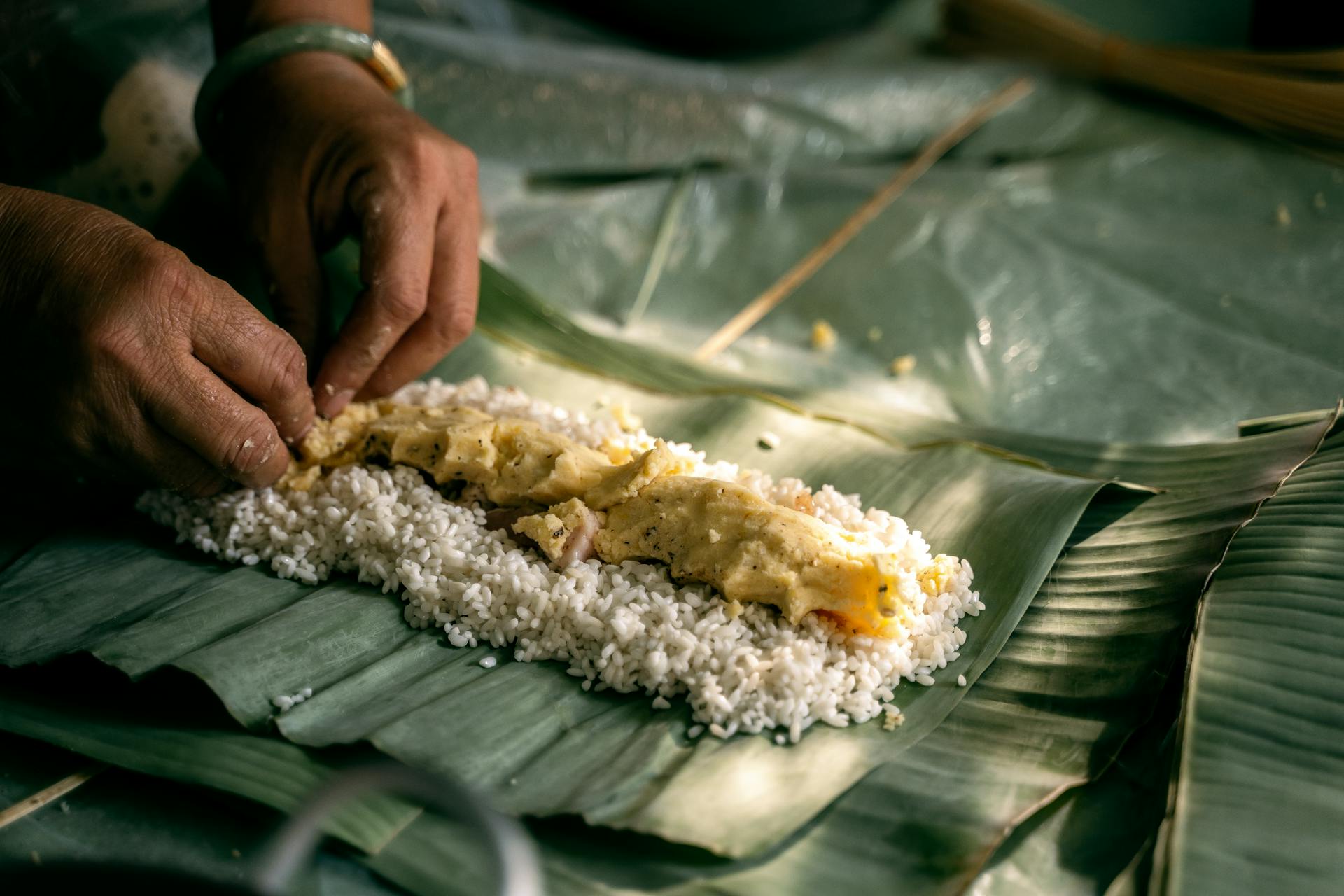 Bánh tét, làm bánh, Tết, Tết Nguyên Đán, Tet, Lunar New Year- Vietnam Tri Duong Photographer 3