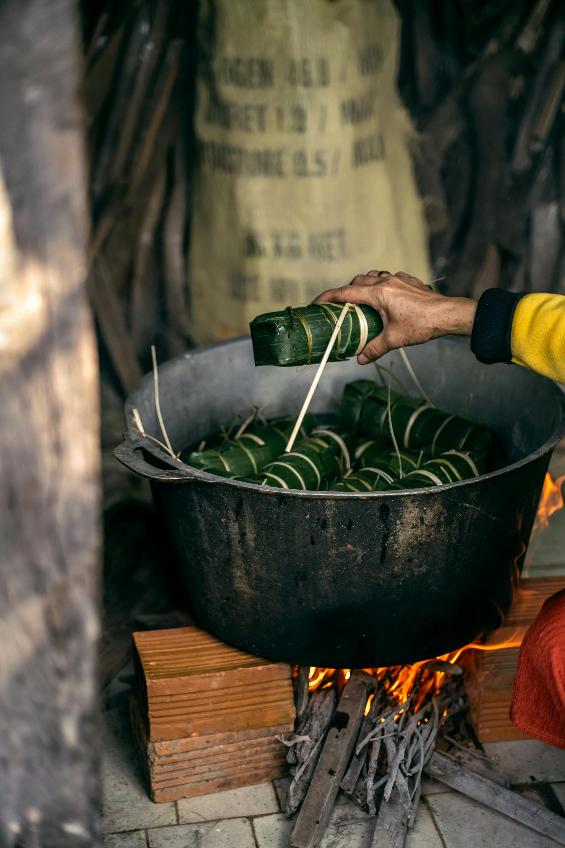 Bánh tét, làm bánh, Tết, Tết Nguyên Đán, Tet, Lunar New Year- Vietnam Tri Duong Photographer 7