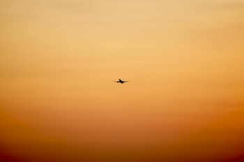 Máy bay, hoàng hôn, trời, plane, sunset, sky - Tuan Vy