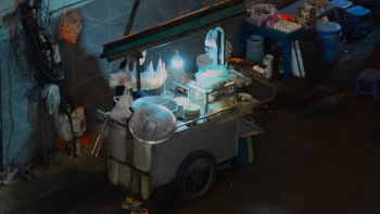Hàng rong, đường phố, xe đẩy, street vendors, street stalls, pushcarts - Tuan Vy