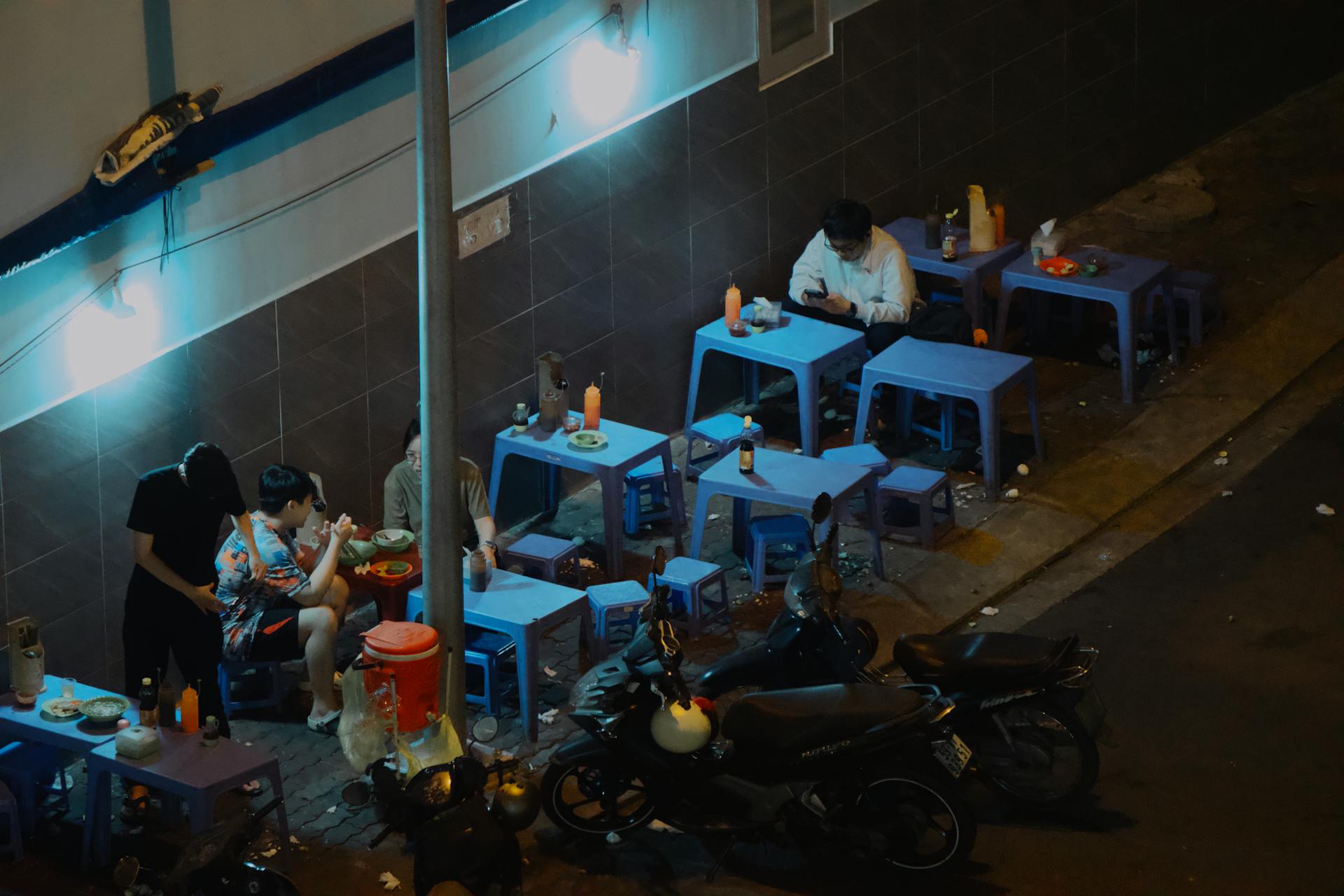 Hàng rong, đường phố, xe đẩy, street vendors, street stalls, pushcarts - Tuan Vy
