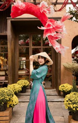 Nữ, cô gái, girl, cặp đôi, thanh xuân, chụp tết, tết, couple, youth, New Year's photoshoot, Tet - Võ Văn Tiến 6