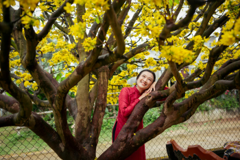 Cô gái, nữ, áo dài, tết, girl, women, ao dai, Tet- Võ Văn Tiến 6