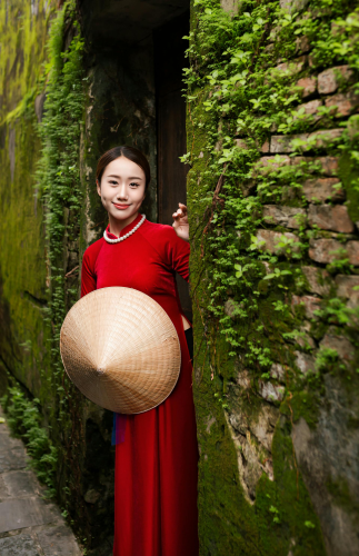 Cô gái, nữ, áo dài, tết, girl, women, ao dai, Tet- Võ Văn Tiến 4
