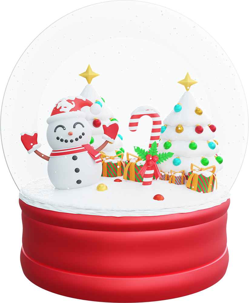 Quả cầu tuyết, cầu tuyết, quả cầu, giáng sinh, xmas, christmas, 3D 1