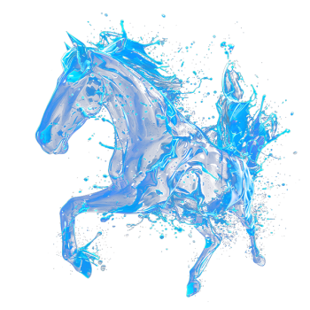 Ngựa, ánh sáng, nước, horse, light, water 1