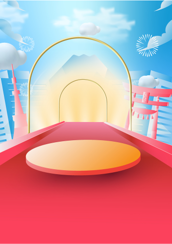 Sân khấu, stage, podium, hình nền màu đỏ, red background, background