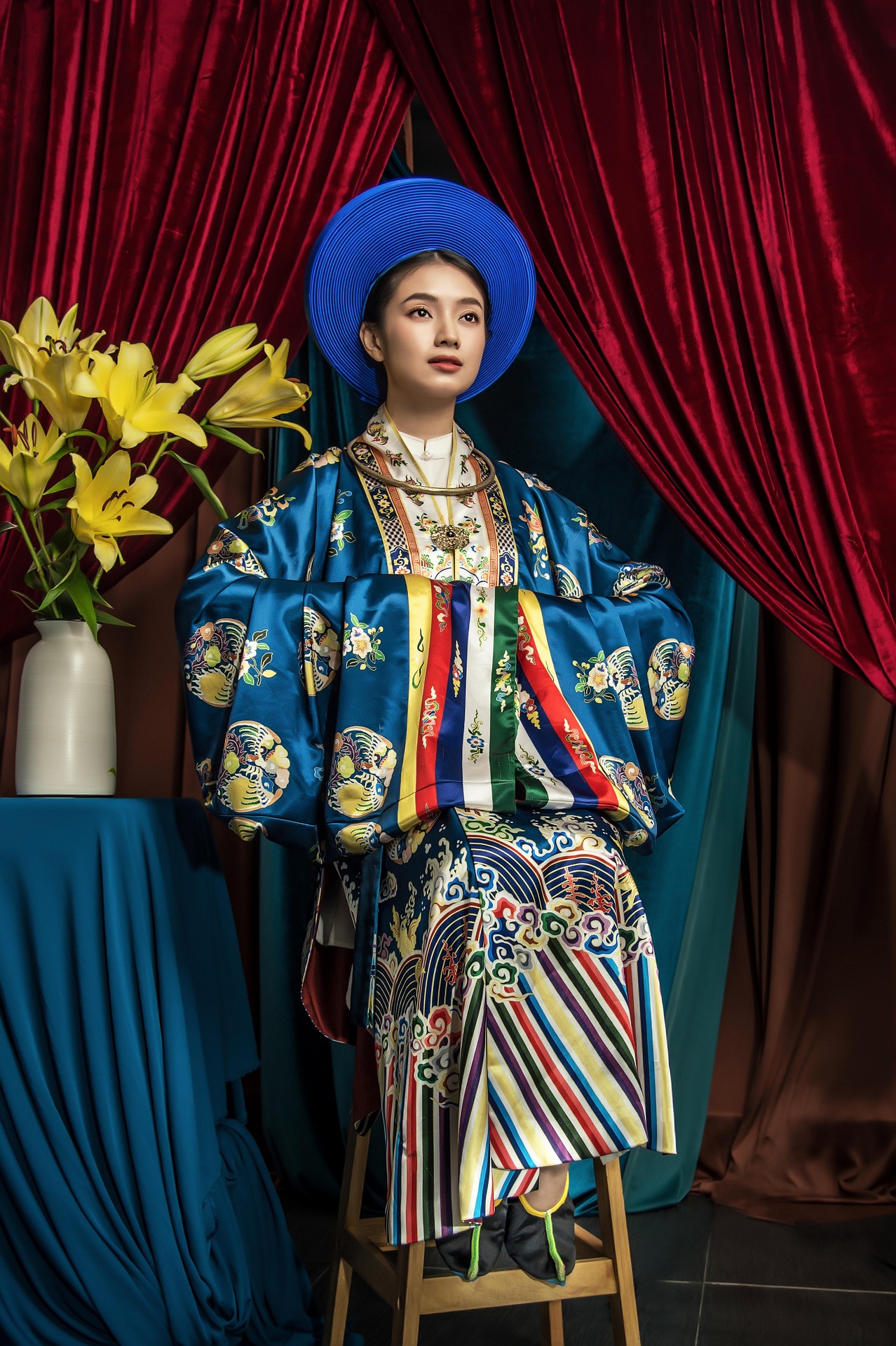 Cô gái, nữ, áo Nhật Bình, thời trang, tết, girl, female, fashion, Tet - PHAMgraphy 13