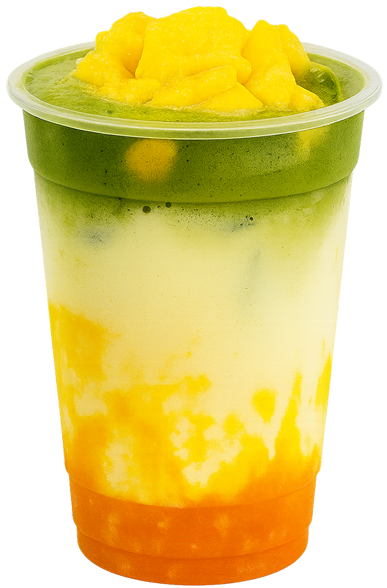 Matcha latte xoài, trà xanh, thức uống, kem sữa, bột matcha, xoài, đá viên, matcha mango latte, green tea, drink, milk foam, matcha powder, mango, ice cubes, wallpaper, background