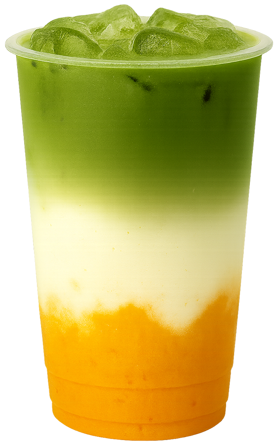 Matcha latte chuối, trà xanh, thức uống, kem sữa, bột matcha, chuối, đá viên, matcha banana latte, green tea, drink, milk foam, matcha powder, banana, ice cubes, wallpaper, background