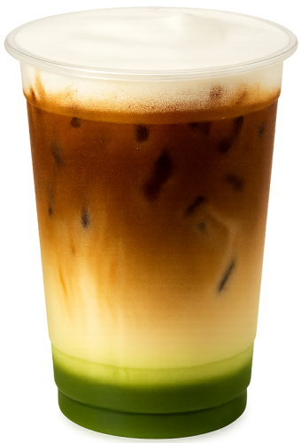 Matcha cà phê, cà phê, trà xanh, thức uống, kem sữa, bột matcha, đá viên, matcha coffee, coffee, green tea, drink, milk foam, matcha powder, ice cubes, wallpaper, background