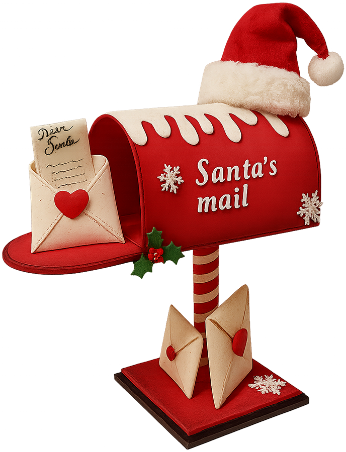 Hộp thư santa, santa's mail, thư, trang trí giáng sinh, nón noel, người tuyết, phong bì, màu đỏ, giáng sinh, santa's mailbox, santa's mail, letter, christmas decoration, santa hat, snowman, envelope, red, christmas