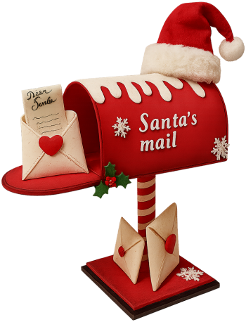 Hộp thư santa, santa's mail, thư, trang trí giáng sinh, nón noel, người tuyết, phong bì, màu đỏ, giáng sinh, santa's mailbox, santa's mail, letter, christmas decoration, santa hat, snowman, envelope, red, christmas