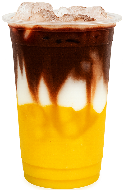 Latte xoài sô cô la, cà phê, sô cô la, thức uống, xoài, đá viên, mango chocolate latte, coffee, chocolate, drink, mango, ice cubes, wallpaper, background