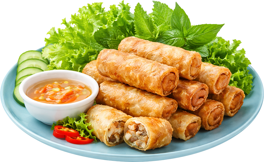 Nem rán, chả giò, chiên xù, nhân thịt, nước mắm, rau sống, dưa leo, ẩm thực việt nam, giòn, fried spring rolls, spring rolls, deep fried, meat filling, fish sauce, herbs, cucumber, vietnamese cuisine, crispy