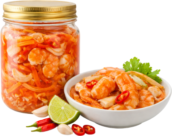 Mắm tôm chua, tôm, hũ thủy tinh, đặc sản huế, tỏi, ớt, chanh, đồ muối, cay, ẩm thực miền trung, sour shrimp sauce, shrimp, glass jar, hue specialty, garlic, chili, lime, fermented