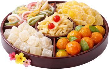 Khay mứt tết, mứt, mứt gừng, mứt dừa, mứt bí, mứt quất, bánh kẹo, tết cổ truyền, hộp gỗ, lunar new year jam tray, candied fruits, ginger jam, coconut jam, winter melon jam, kumquat jam